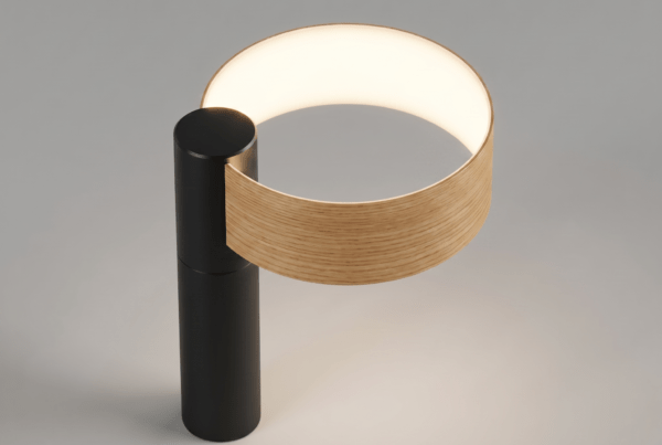 Oled portable round light