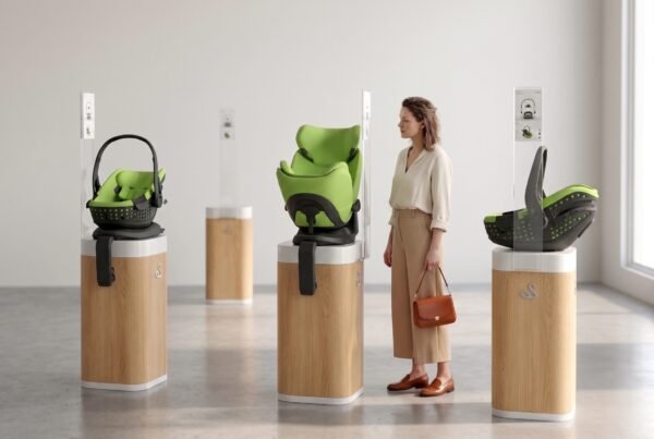 Wooden shop exhibitor by Gonzalez Garrido