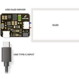 Portable OLED lamp