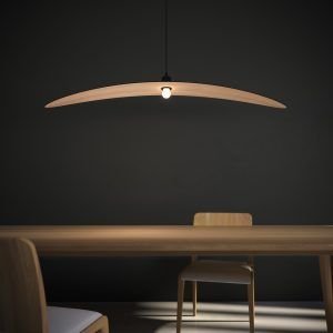 Wayra oak suspended lamp